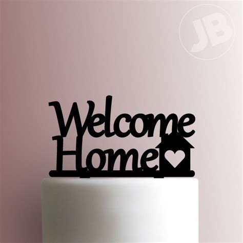 Welcome Home Cake Topper Printable